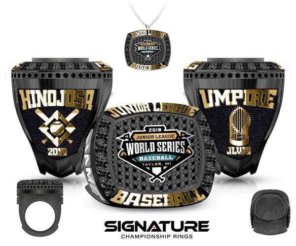 Jamie Hinojosa 2018 Junior League Baseball Umpire Ring