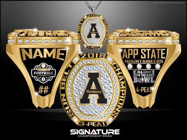 Appalachian State University Administration Championship Ring