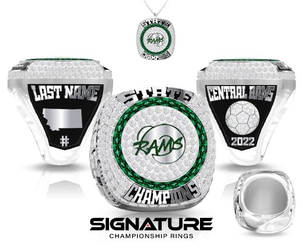 Billings Central Catholic High School Soccer 2022 Championship Ring