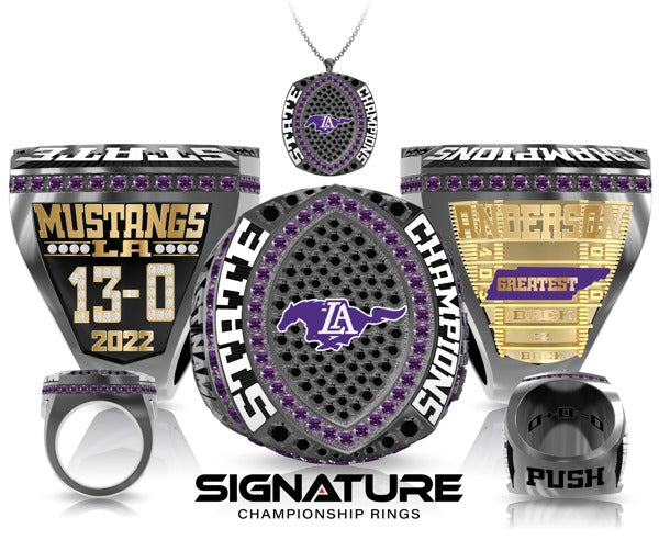 Lipscomb Academy High School Football 2022 Championship Ring