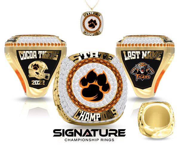 Cocoa High School Football 2022 Championship Coach/Admin Ring