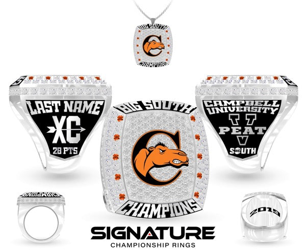 Campbell University Cross Country -Men's 2019 Championship Ring