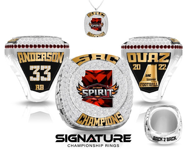 Ottawa University of Arizona  Football 2022 Championship Ring