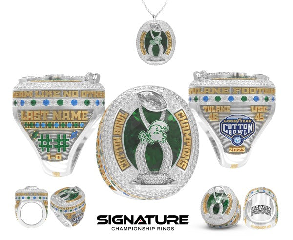 Tulane University Football 2022 Cotton Bowl Ring