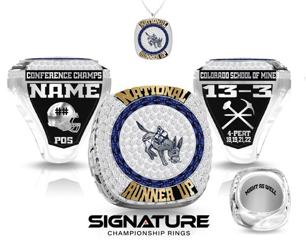 Colorado School of Mines Football 2022 Pendant