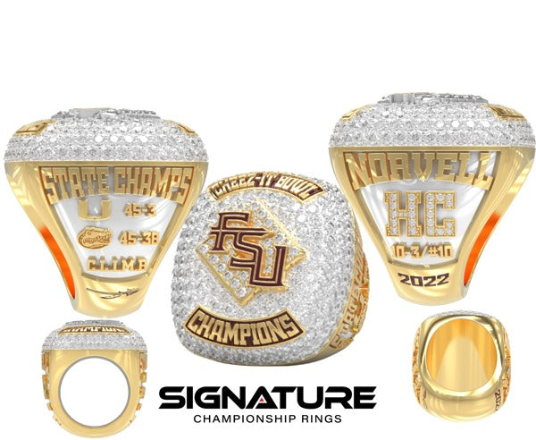 Florida State University Football 2022 Championship Ring