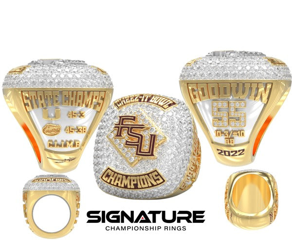 Florida State University Football 2022 Championship Ring