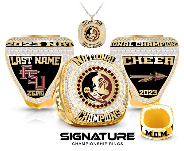 Florida State University Cheer 2022 Championship Ring