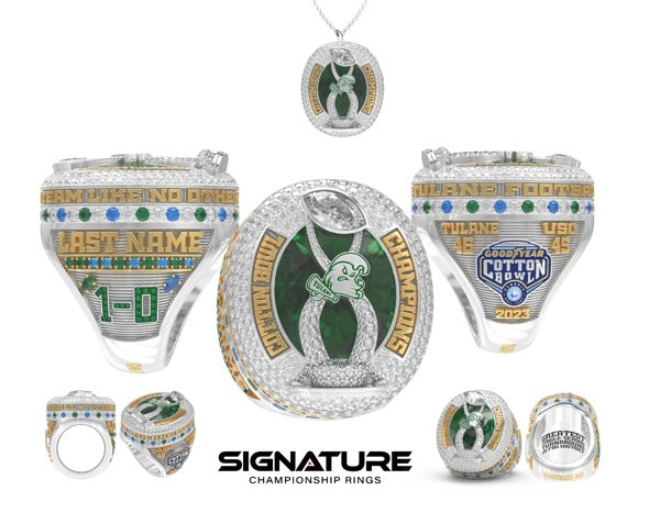 Tulane University Football 2022 Cotton Bowl Ring