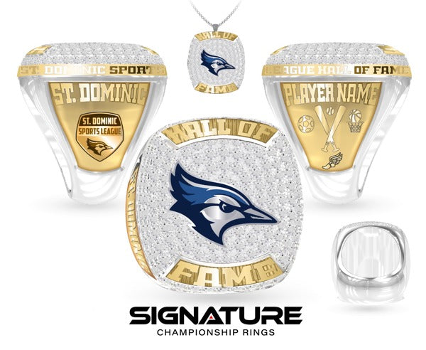 Saint Dominic Sports League Championship Ring