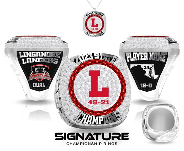 Linganore High School Wrestling 2022 Championship Ring