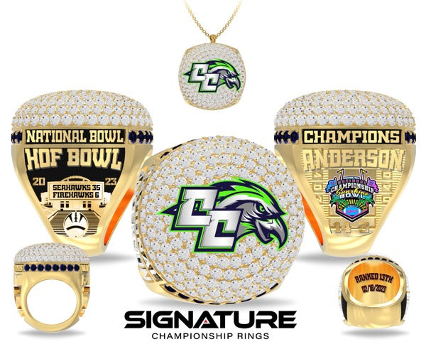 Capital City Seahawks Football 2023 Championship Ring