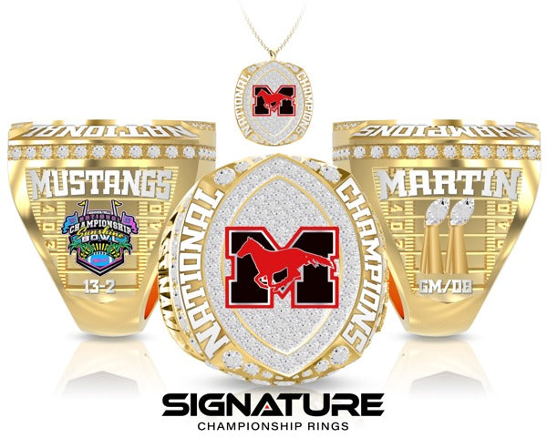 Virginia Mustangs Football 2022 Championship Ring