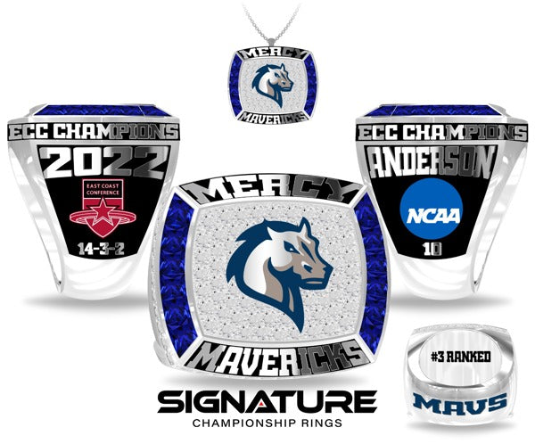 Mercy College Soccer -Women's 2022 Championship Ring