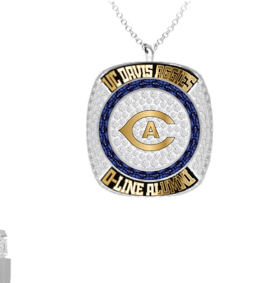 University of California Davis O-Line Alumni Football 2023 Pendant