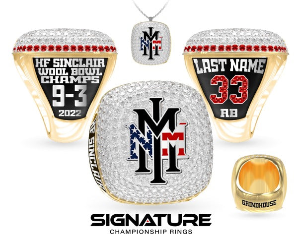 New Mexico Military Institute Football 2022 Championship Ring