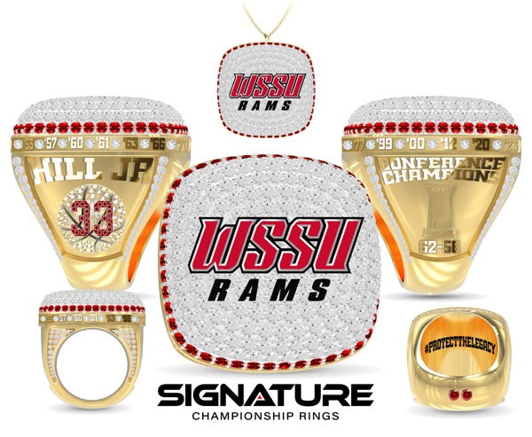 Winston-Salem State University Basketball -Men's 2023 Championship Ring