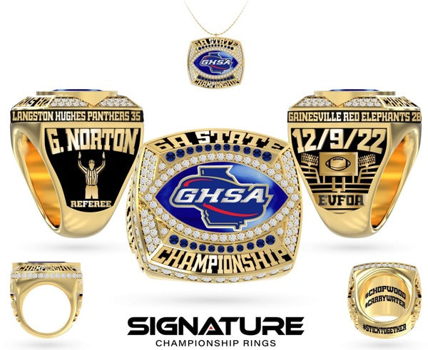 Etowah Valley Football Association Officials 2022 Championship Ring