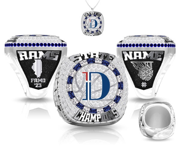 DePaul Prep OSR Basketball Men's 2023 Championship Ring