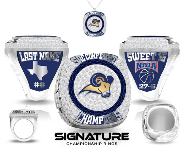 Texas Wesleyan University Basketball -Women's 2023 Championship Ring