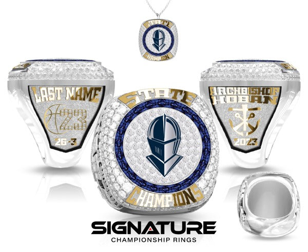Archbishop Hoban High School Basketball -Men's 2023 Championship Ring