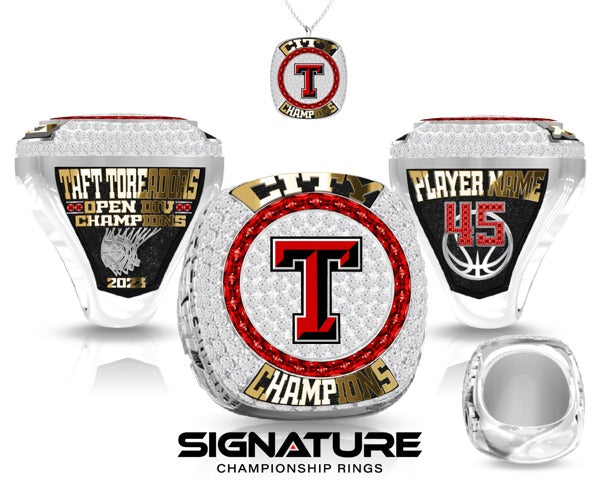 Taft Charter High School Basketball -Men's 2023 Championship Ring