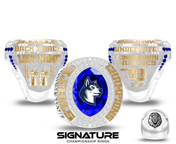 Edmond North High School Basketball -Women's 2023 Championship Ring