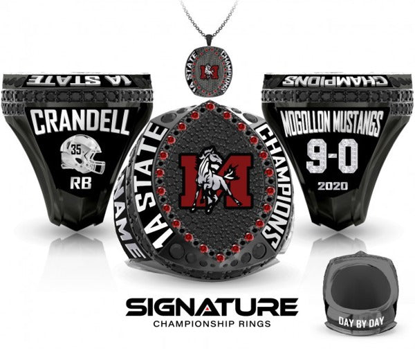 Mongollon High School Football 2020 Championship Ring