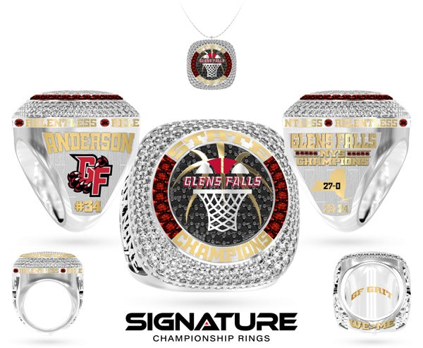 Glens Falls High School Basketball -Men's 2024 Championship Ring