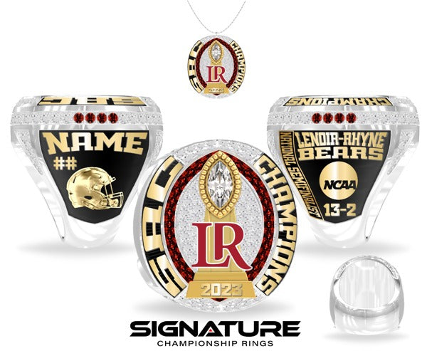 Lenoir-Rhyne University Football 2023 Championship Ring
