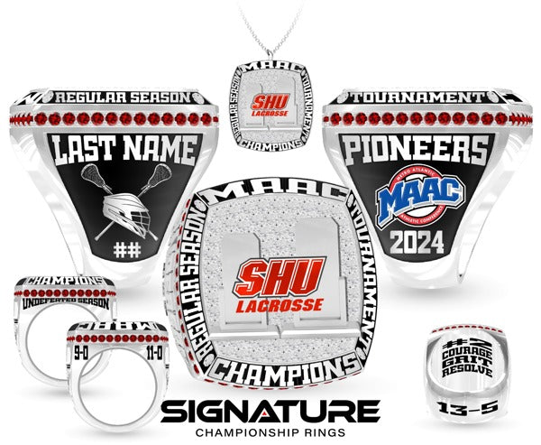 Sacred Heart University Lacrosse -Men's 2024 Championship Ring