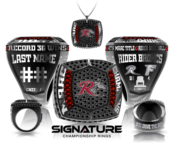 Rider University Baseball 2023 Championship Ring