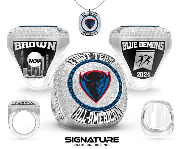 DePaul University Track & Field -Women's 2024 Championship Ring