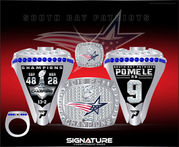South Bay Patriots Championship Ring