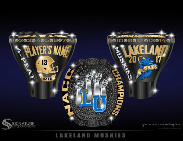 Lakeland Muskies Championship Ring