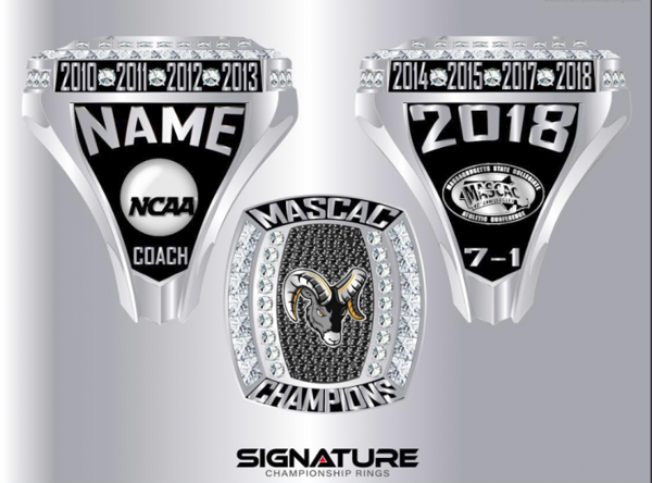 Framingham State University Football 2018 Championship Ring