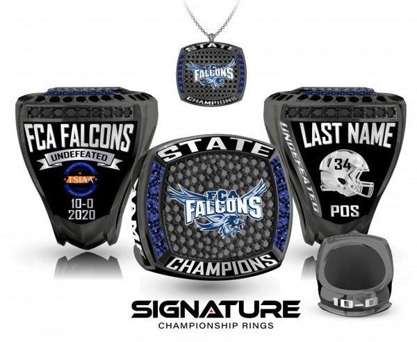 Franklin Christian Academy Football 2020 Championship Ring