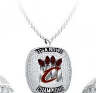 Marion County Football Pendant (With Silver Text)