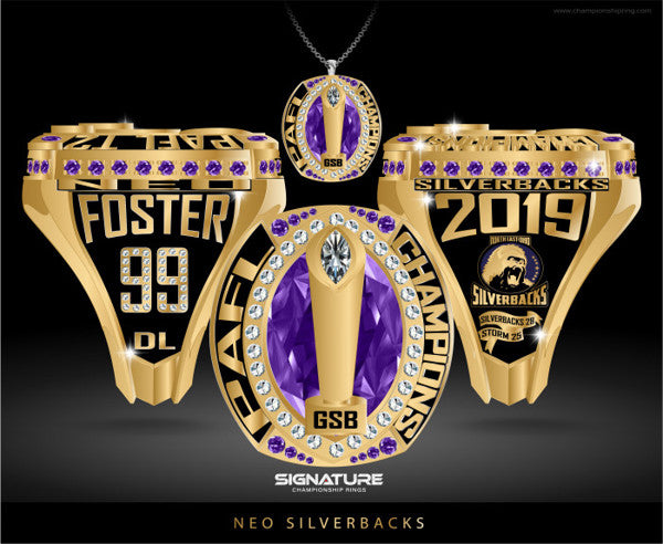 NEO Silverbacks 2019 PAFL Championship Ring