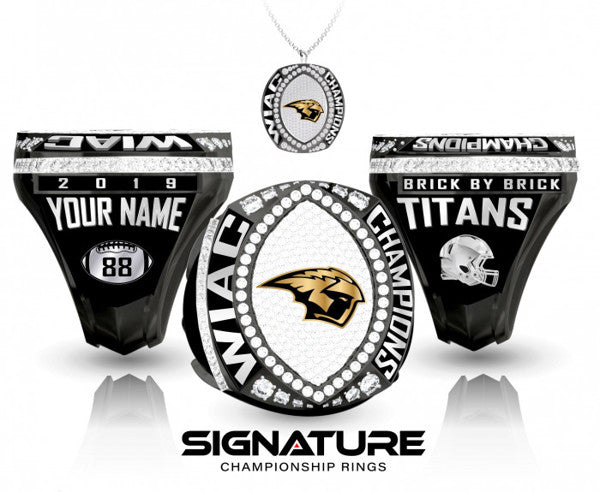 Titan Football WIAC Champs Championship Ring