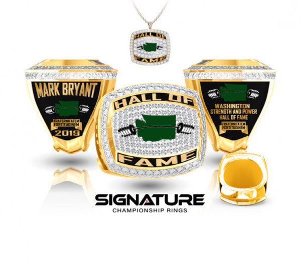 Washington Powerlifting Hall of Fame Championship Ring