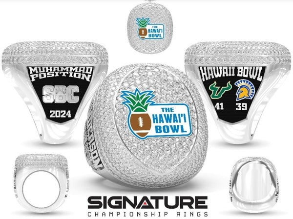 Hawaii Bowl Officials Football 2024 Championship Ring