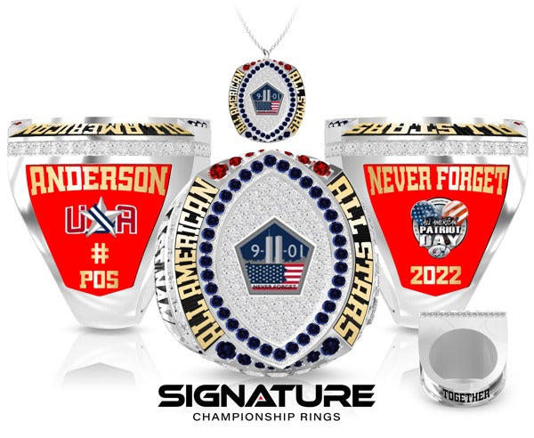 All American Football 2023 Championship Ring