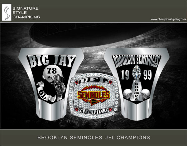 1999 Brooklyn Seminoles Championship Ring