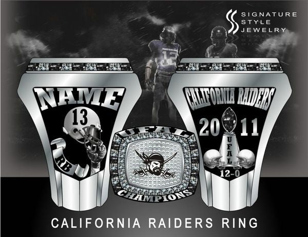 2011 California Raiders Ring
