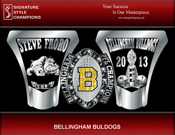 Bellingham Bulldogs Championship Ring