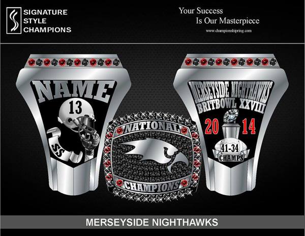Merseyside Nighthawks Championship Ring