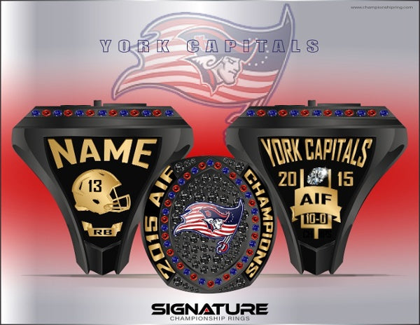 York Capitals Football Championship Ring