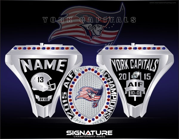 York Capitals Football Championship Ring