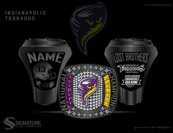 Indianapolis Tornadoes Championship Ring